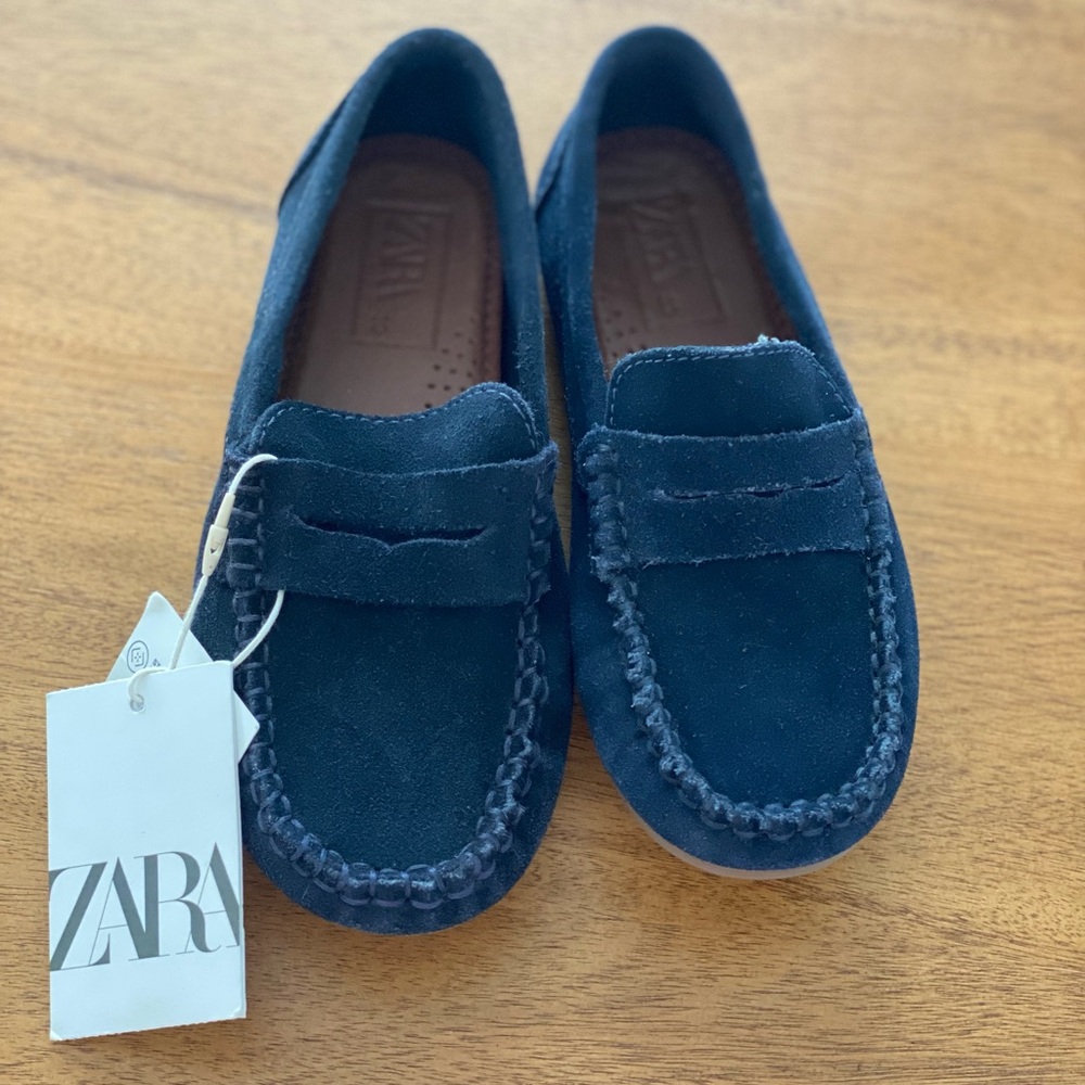Leather loafers